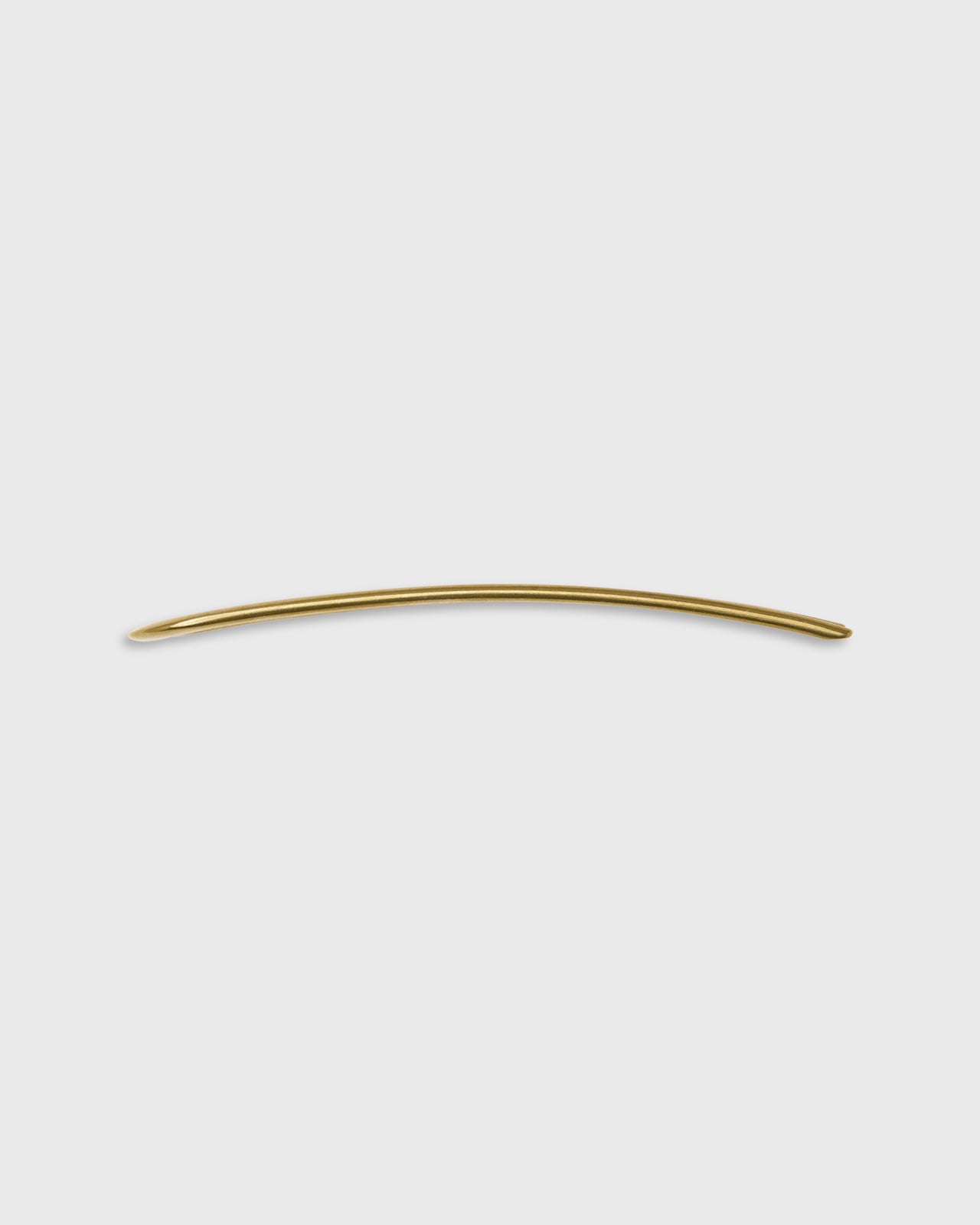 Hair Hook in Unlacquered Brass