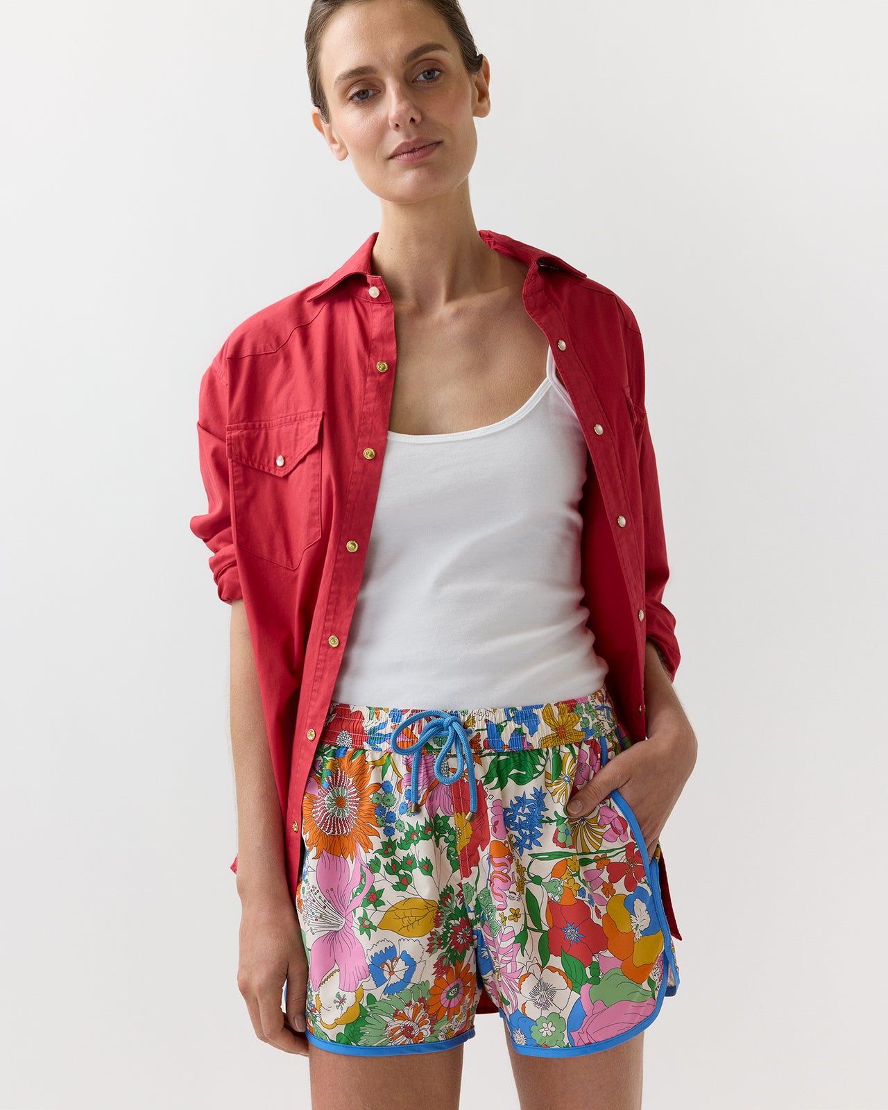 Boy Shorts in Sixty Liberty Fabric