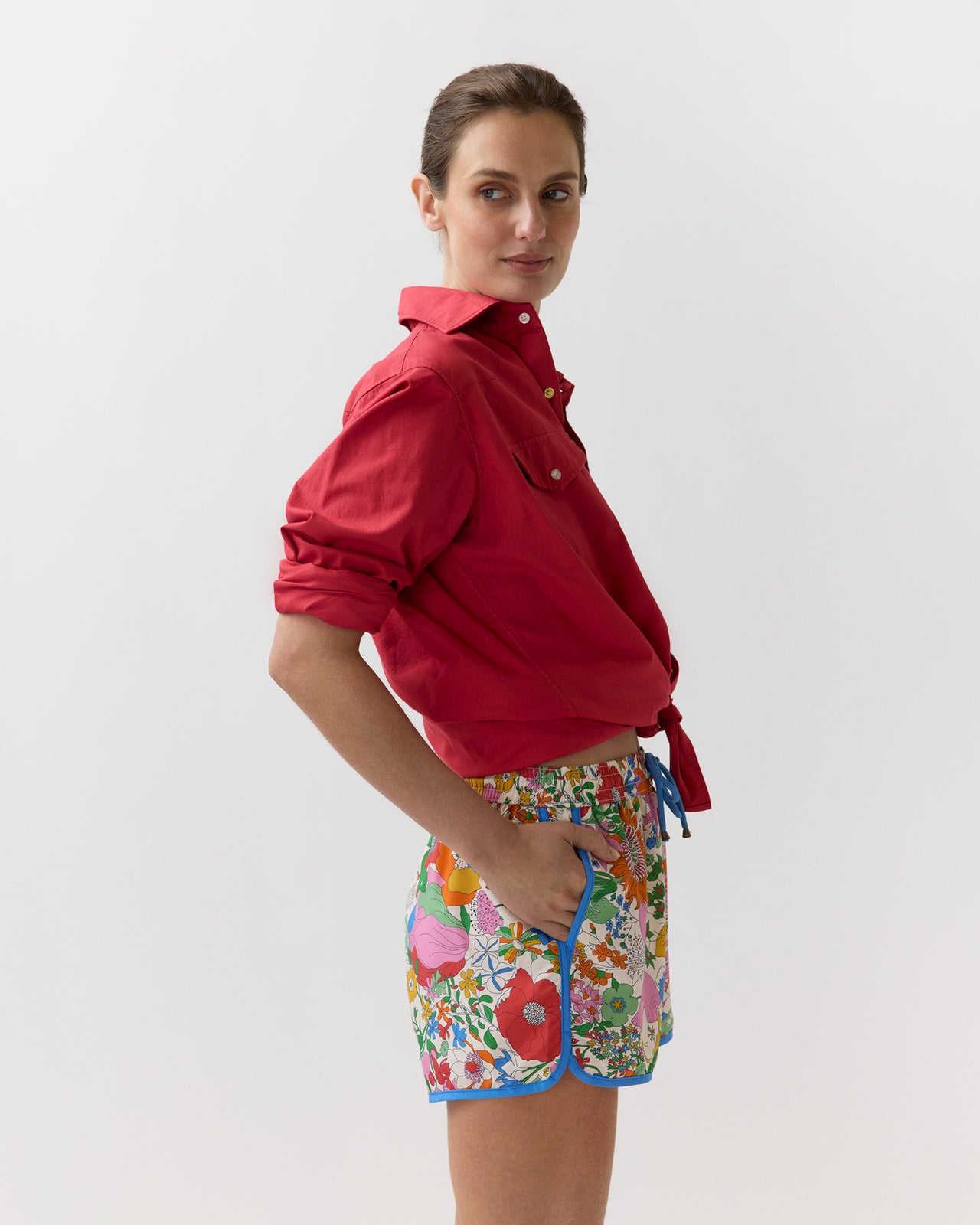 Boy Shorts in Sixty Liberty Fabric