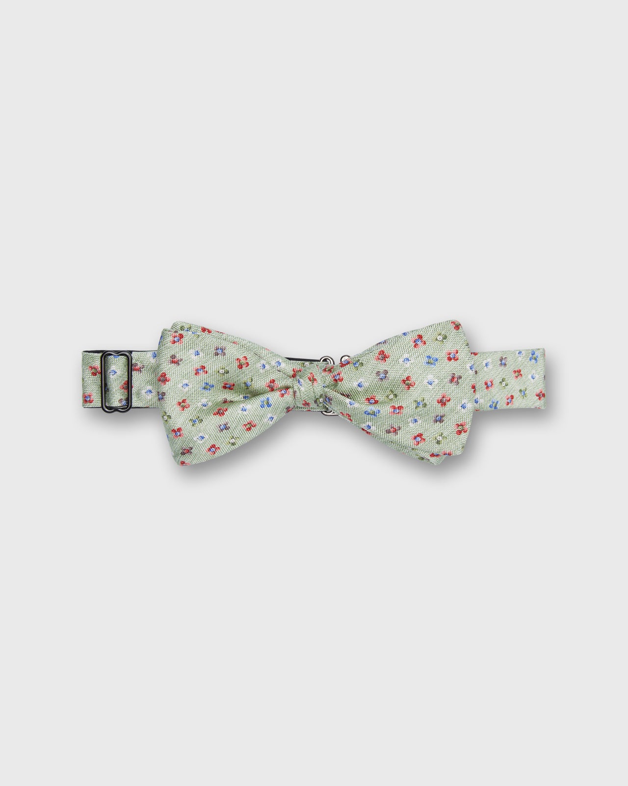 Silk Bow Tie in Sage Catherine Floral
