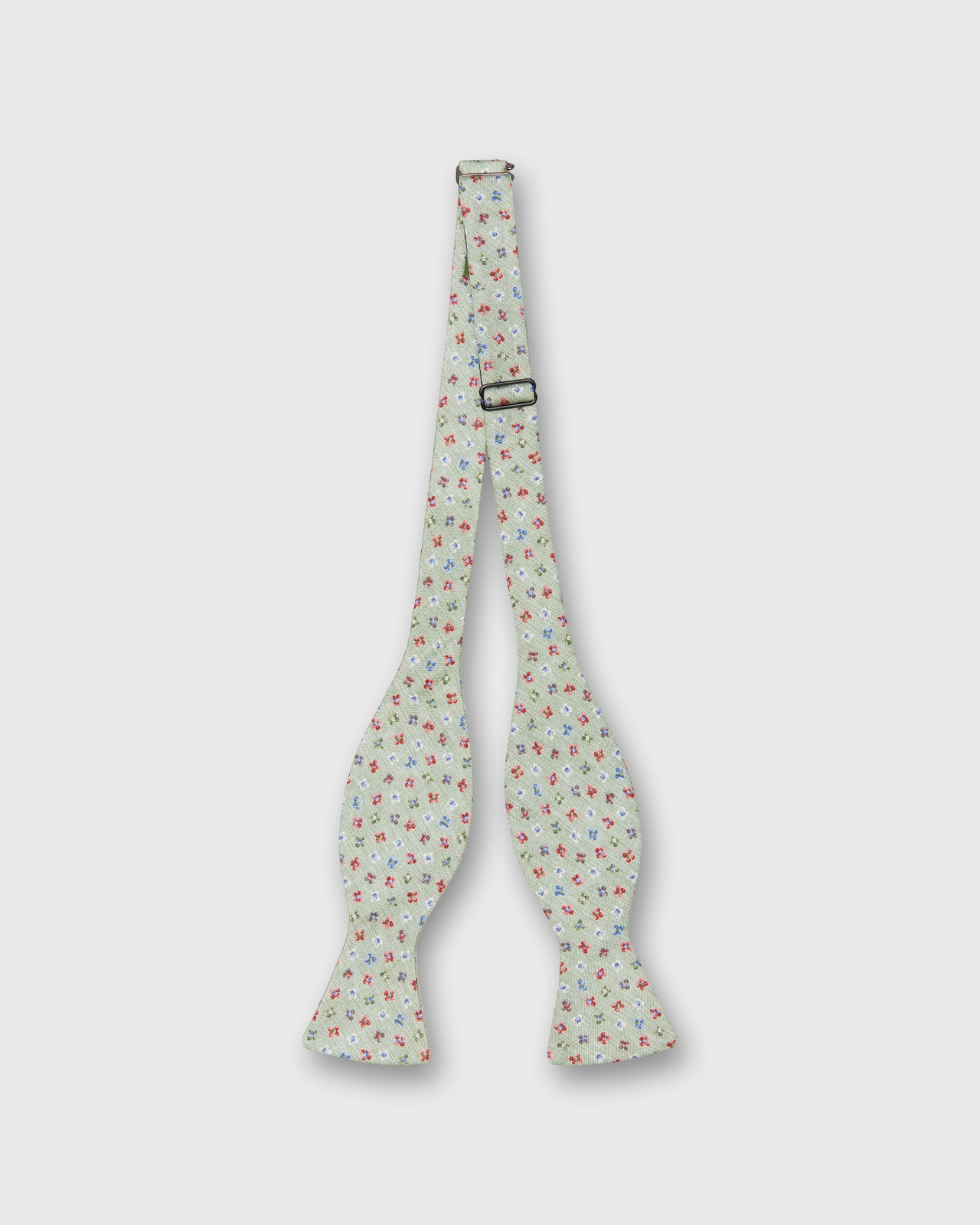 Silk Bow Tie in Sage Catherine Floral