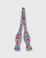 Load image into Gallery viewer, Cotton Bow Tie in Poppy &amp; Daisy Liberty
