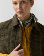 Load image into Gallery viewer, Anyway Scarf in Moss/Cerulean Rachel Liberty Fabric
