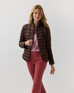 Load image into Gallery viewer, Quilted Blazer in Dark Brown
