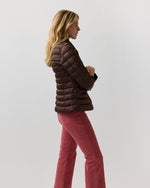 Load image into Gallery viewer, Quilted Blazer in Dark Brown
