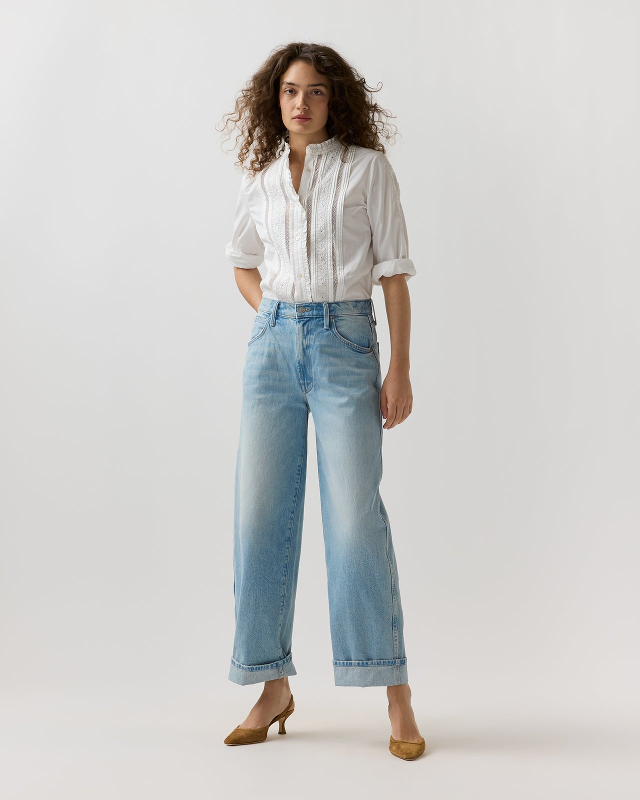 The Delinquent Ankle Cuff Jean in Out Of This World