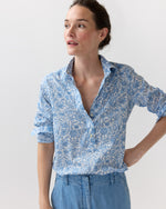 Load image into Gallery viewer, Tomboy Popover Shirt in Blue Sambourne Liberty Fabric
