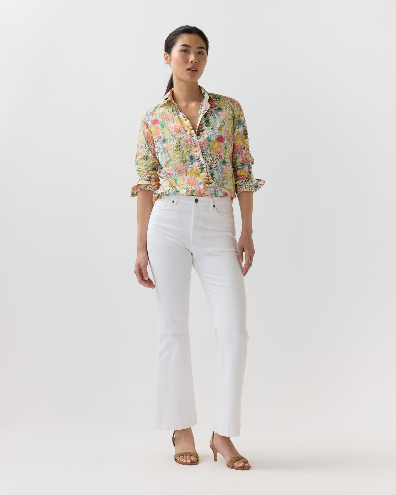 Tomboy Popover Shirt in Multi Tresco Liberty Fabric
