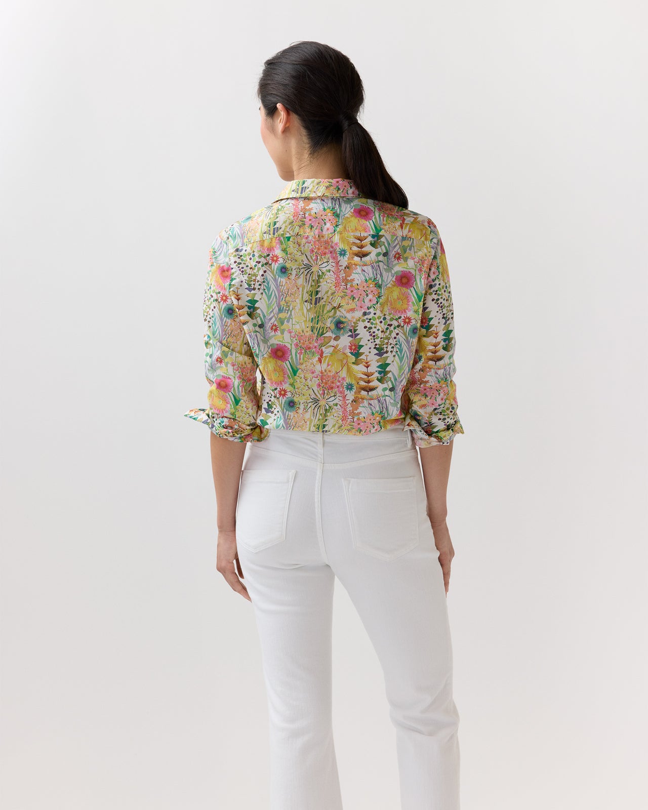 Tomboy Popover Shirt in Multi Tresco Liberty Fabric