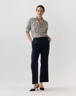 Load image into Gallery viewer, Western Shirt in Alabaster/Multi Tapestry Liberty Fabric
