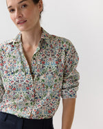 Load image into Gallery viewer, Western Shirt in Alabaster/Multi Tapestry Liberty Fabric
