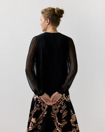 Load image into Gallery viewer, Lucette Blouse in Noir
