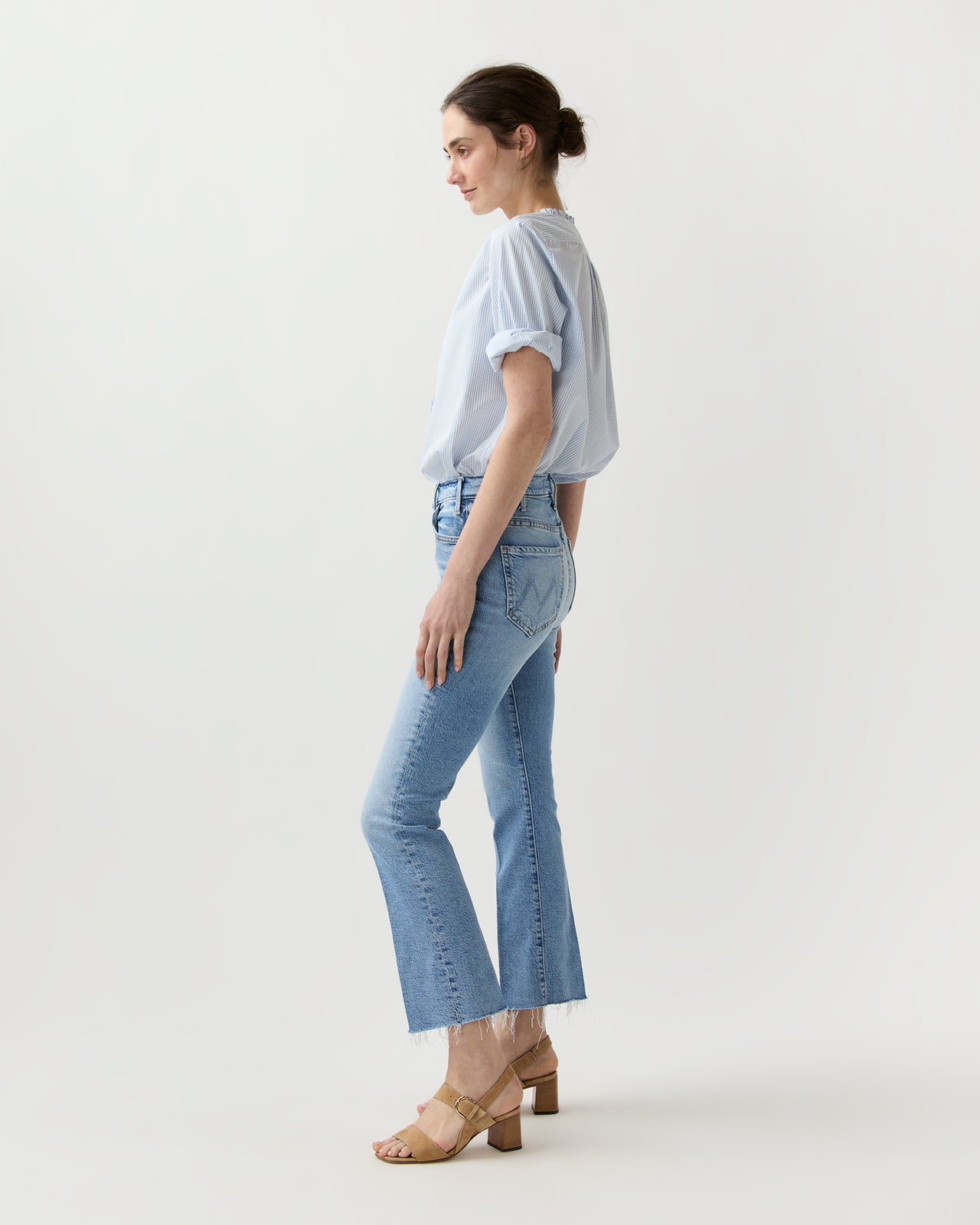 The Hustler Ankle Fray Jean in Sow Surreal