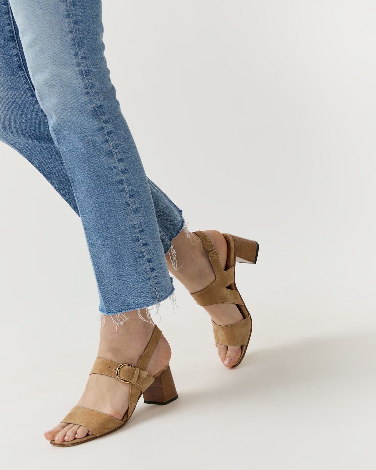 The Hustler Ankle Fray Jean in Sow Surreal