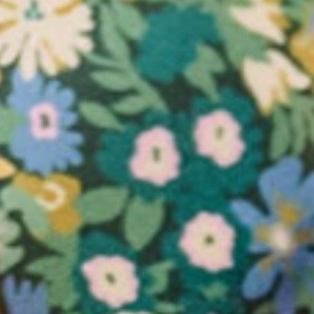 Blue/Multi Thorpeness Silk Twill Liberty Fabric