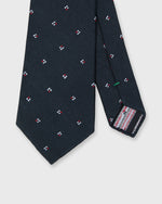 Load image into Gallery viewer, Silk Woven Tie in Red/Sky Micro Foulard
