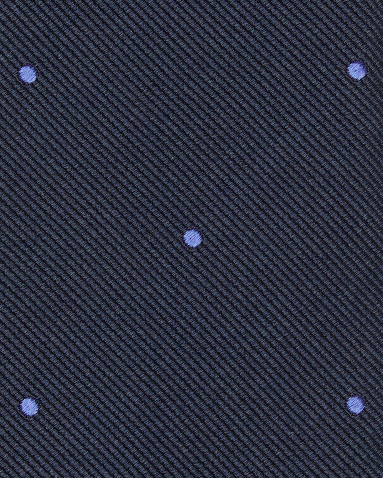 Silk Woven Tie in Navy/Blue Dot