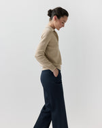 Load image into Gallery viewer, Connor Sweater in Crema Cotton/Silk
