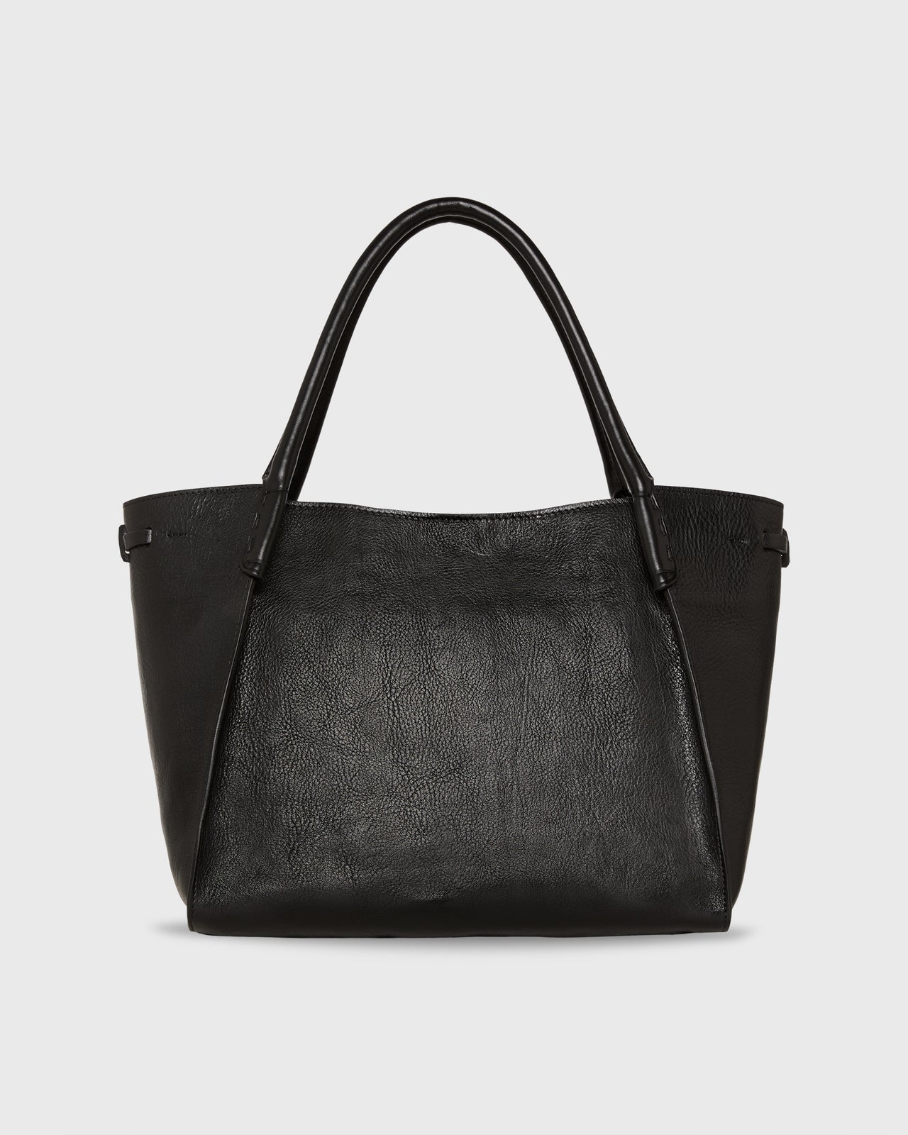Zoe Tote in Black Leather