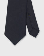 Load image into Gallery viewer, Linen Woven Tie in Dark Navy
