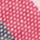 Cotton Woven Tie in Berry/Gold Madras