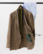 Load image into Gallery viewer, Ghost Rider Jacket in Chocolate/Wheat Herringbone
