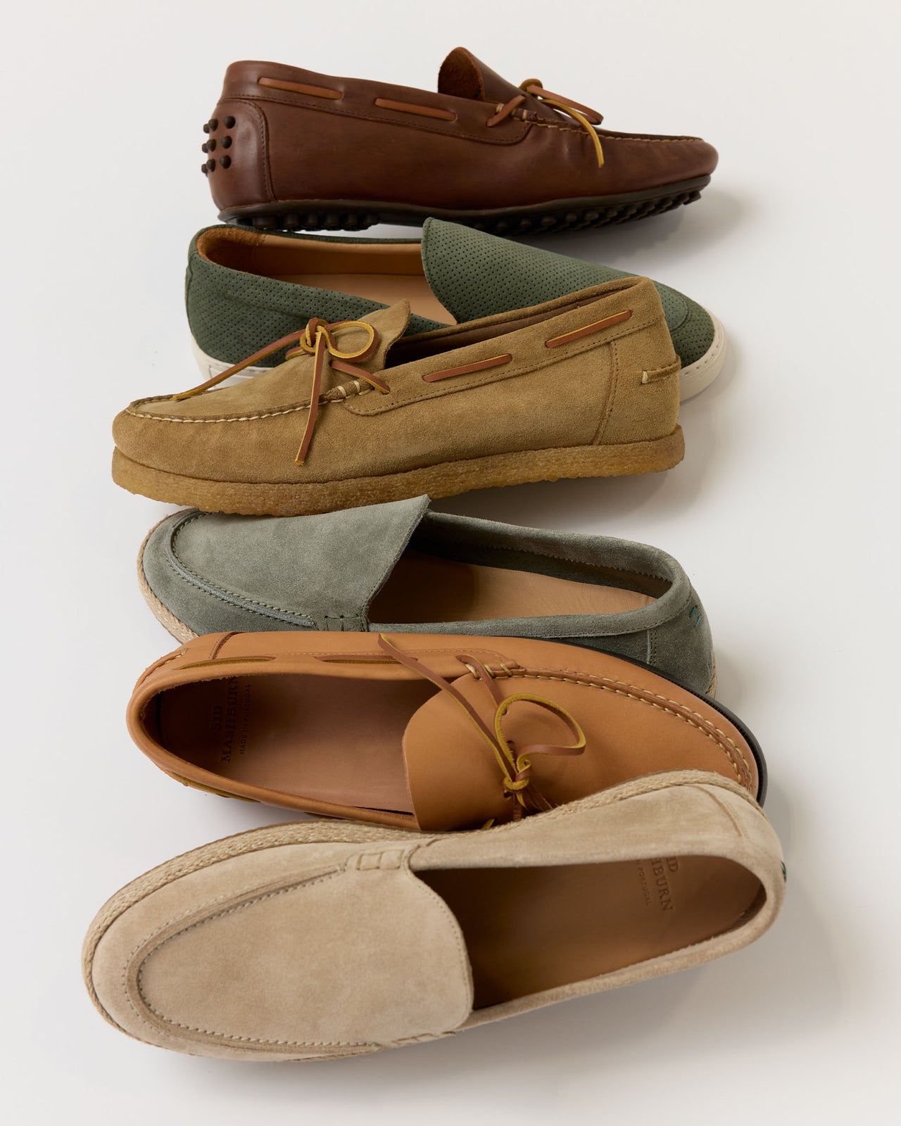 Crepe Sole Camp Moccasin in Desert Suede