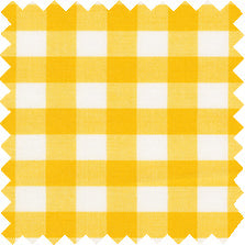 Made-to-Order Anaya Popover Dress in Yellow Medium Gingham Poplin