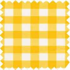 Made-to-Order Tomboy Popover Shirt in Yellow Medium Gingham Poplin