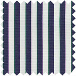 Load image into Gallery viewer, Made-to-Order Boyfriend Shirt in Navy Bengal Stripe Poplin
