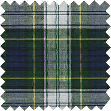 Made-to-Order Anaya Popover Dress in Navy/Green Gordon Tartan Poplin