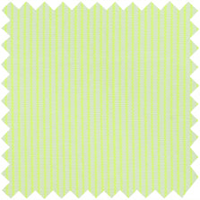 Made-to-Order Director Shirt in Fluo Yellow Hairline Stripe Poplin