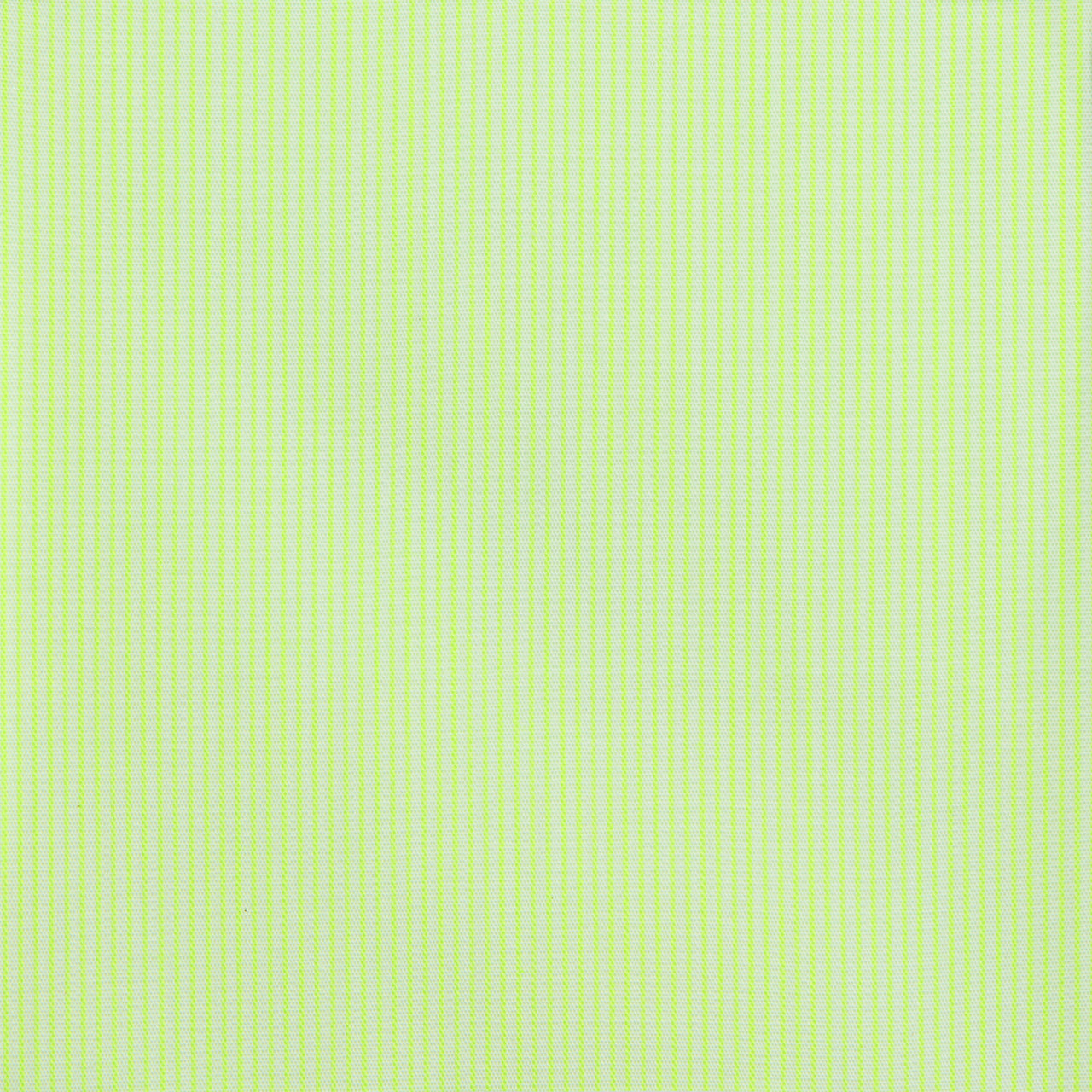 Made-to-Order Fabric in Fluo Yellow Hairline Stripe Poplin