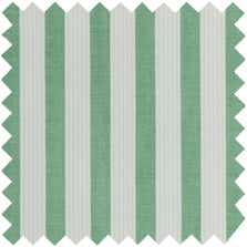 Made-to-Order Director Shirt in Green/White Corded Stripe