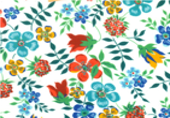 Made-to-Order Anaya Popover Dress in White/Mid-Blue Edenham Liberty Fabric