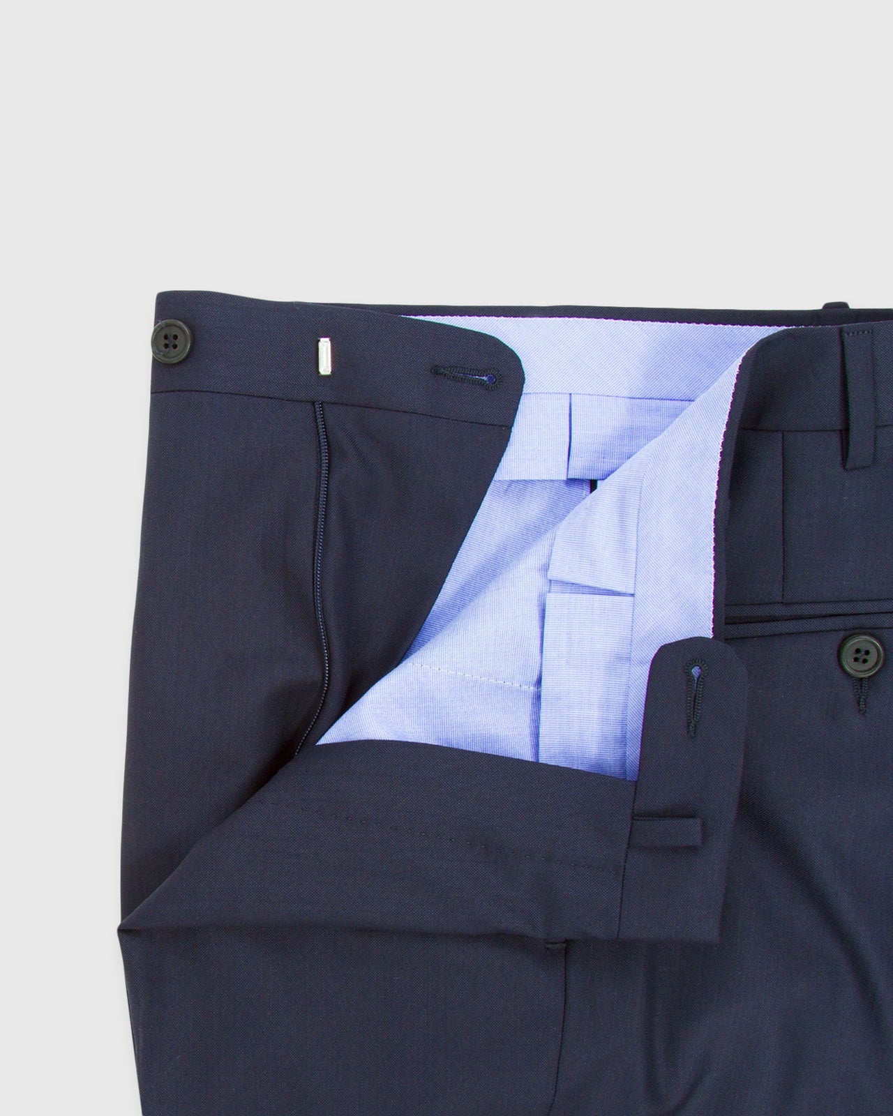 Kincaid No. 3 Suit Navy Blue Sharkskin