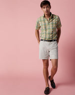 Load image into Gallery viewer, Garment-Dyed Short in Stone AP Twill
