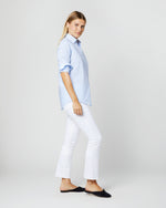 Load image into Gallery viewer, Tomboy Popover Shirt in Sky Blue Gingham Poplin
