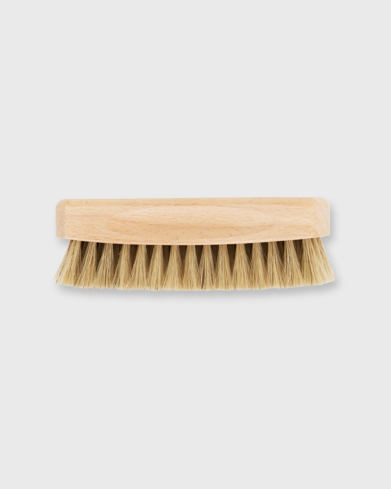 Shoe Shine Brush Untreated Beechwood/Light Bristles