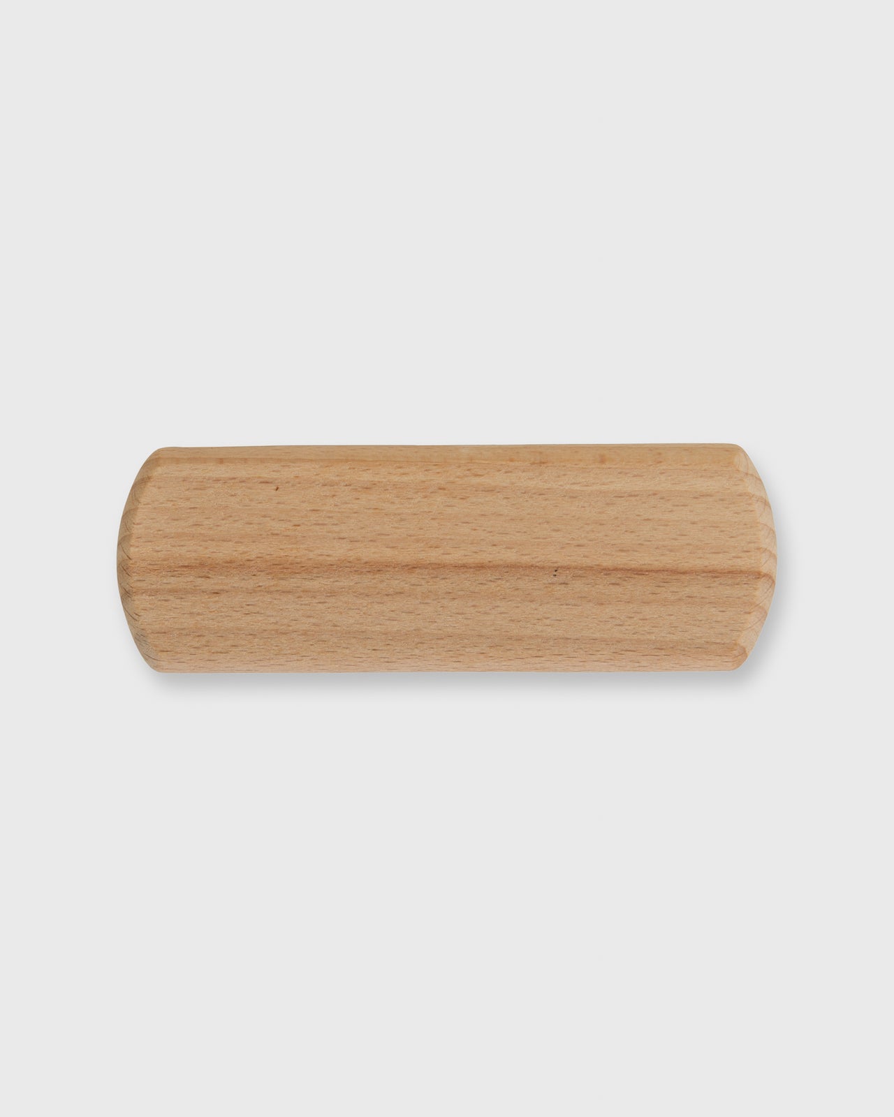Shoe Shine Brush Untreated Beechwood/Black Bristles
