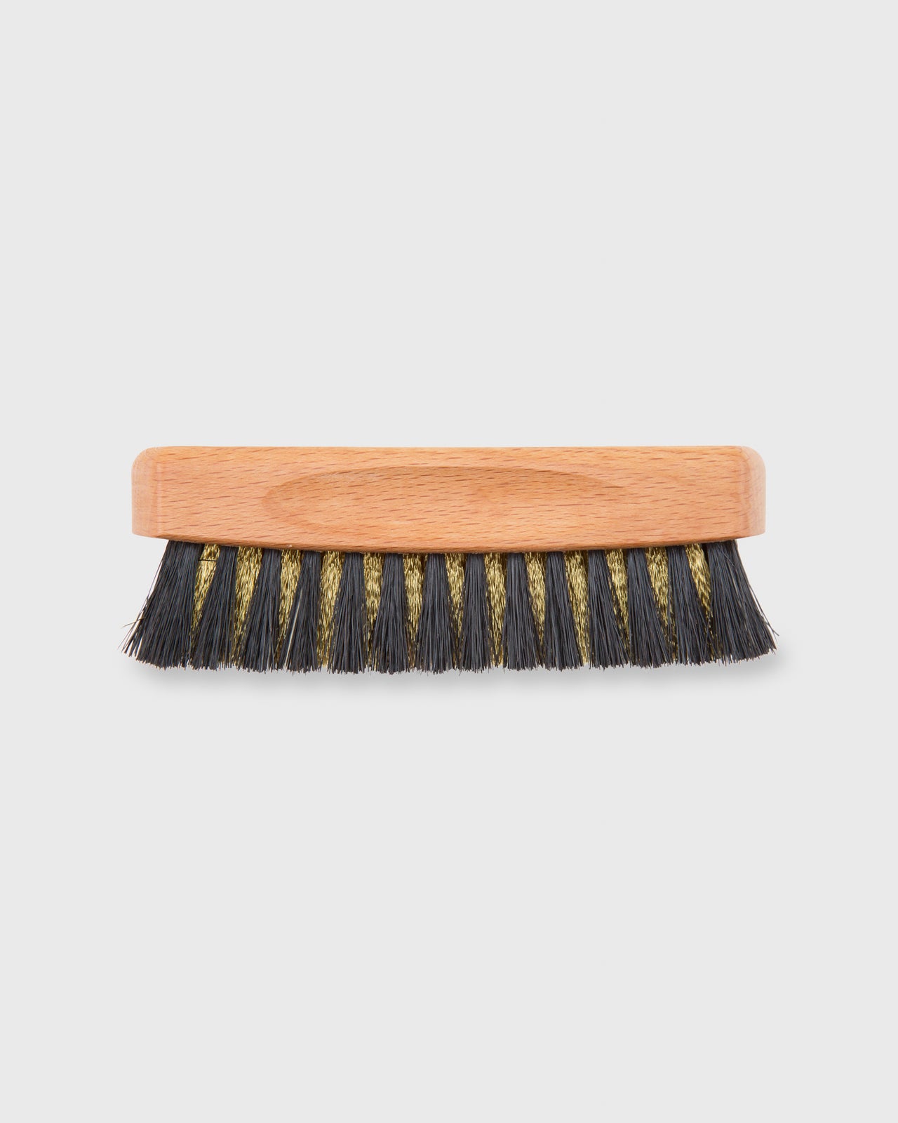 Large Suede Brush Oiled Beechwood/Brass Bristles