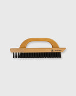 Load image into Gallery viewer, Shoe Brush With Handle Waxed Beechwood/Black Bristle
