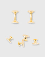 Load image into Gallery viewer, Circle Dress Set Gold Plated
