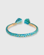 Load image into Gallery viewer, Copacabana Thin Braided Bangle in Ocean
