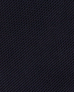 Load image into Gallery viewer, Silk Fino Grenadine Tie Dark Navy
