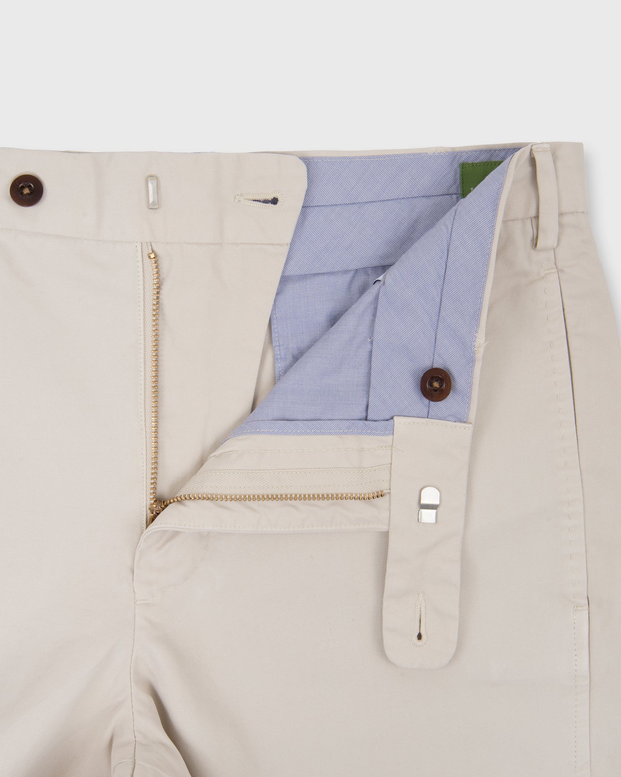 Garment-Dyed Short Stone Lightweight Twill