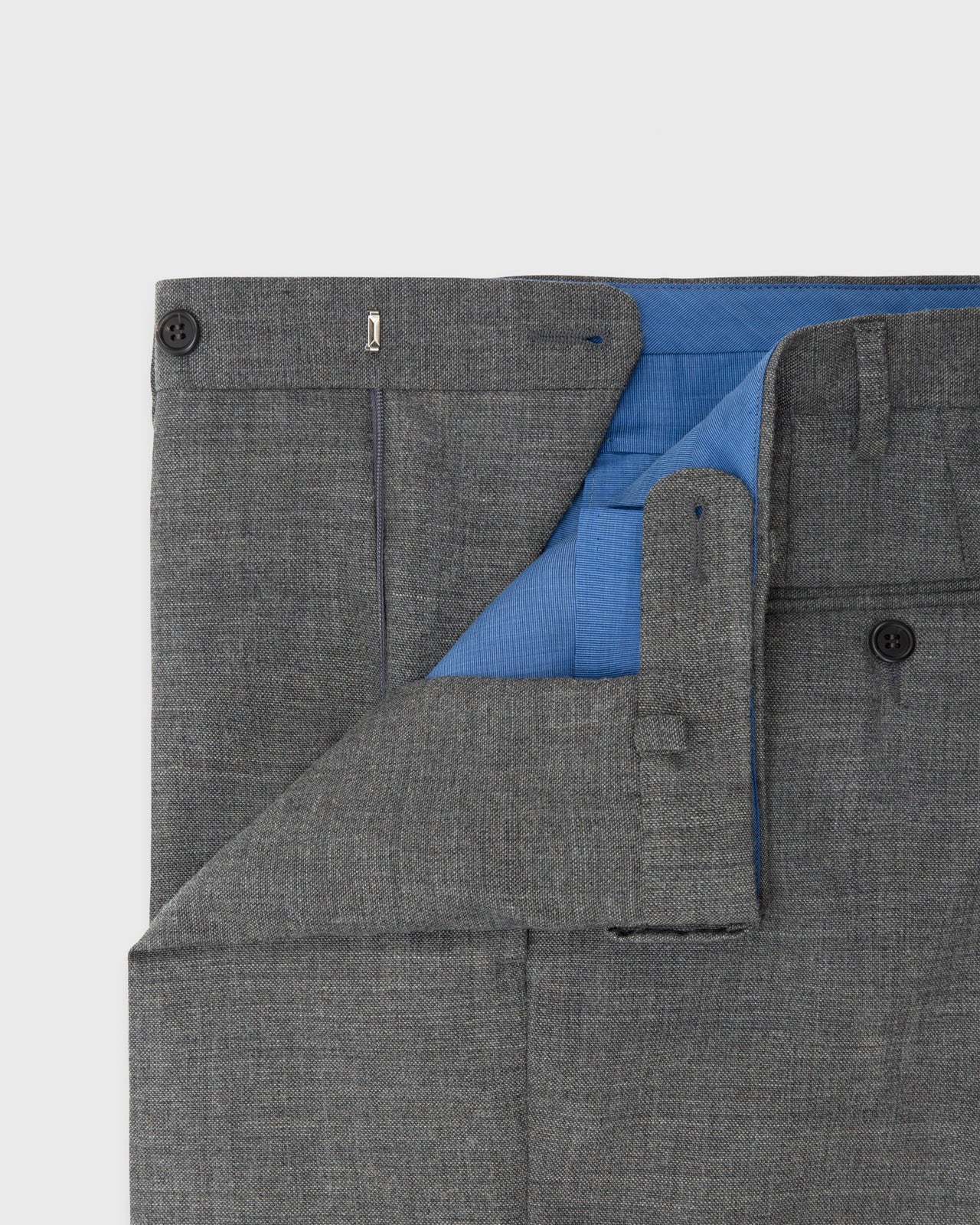 Dress Trouser Mid-Grey High-Twist