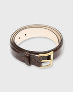 Load image into Gallery viewer, 1" Belt in Chocolate Alligator
