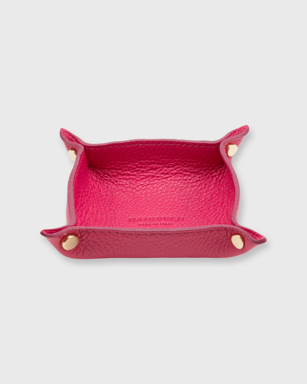 Soft Small Square Tray Orchid Alce Leather