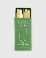 Load image into Gallery viewer, Collar Stays Set Brass
